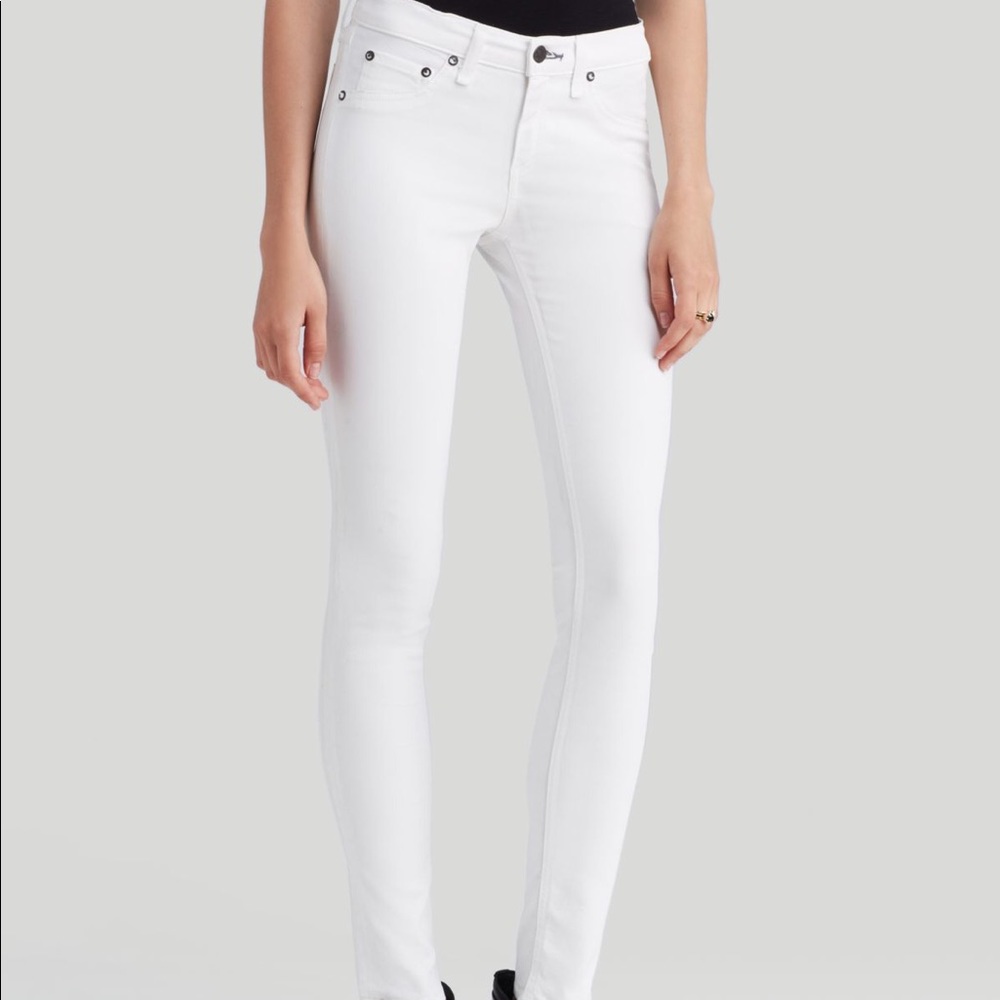 [rag & bone] Bright White Legging Jeans - 28